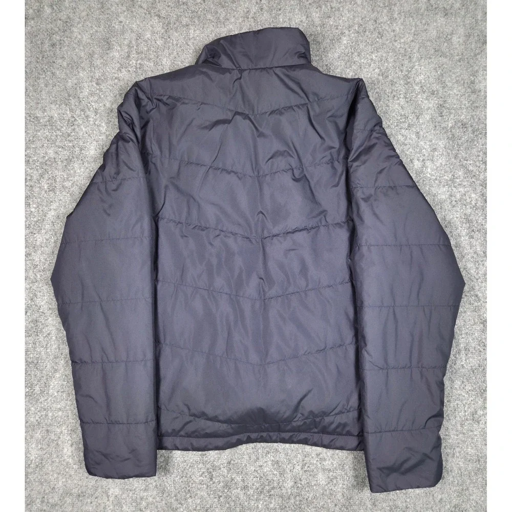 The North Face Puffer Jacket Mens Medium Navy Blue Full Zip